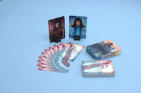 Cartes à Jouer de Divertissement Brillantes et Fantaisie avec Effet Radium Lenticulaire, Style Émirats, Résistantes au Vent