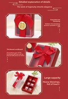 Boîte à chocolat magnétique fantaisie en feuille d'or carrée noire mate créative pour les cadeaux de fête, fabriquée à partir de matériaux recyclés