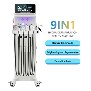 Machine de beauté Hydra Dermabrasion 9 en 1, sondes multiples, nettoyage en profondeur de la peau, élimination des points noirs, blanchiment de la peau, hydratation, lifting - Product Image 2