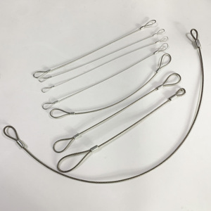 Nhà Máy Giá 0.8Mm 1.0Mm 1.2Mm 1.5Mm 1.8Mm 2.0Mm 2.5Mm Vòng Lặp Cáp Thép Không Gỉ Với Looped Thông tin Chi Tiết - Product Image 1
