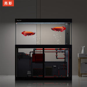 Aquariumkast met glazen <span class=keywords><strong>aquarium</strong></span> en digitaal zeewaterfilter, milieuvriendelijk, 220V, gebruiksvriendelijk accessoire - Product Image 5