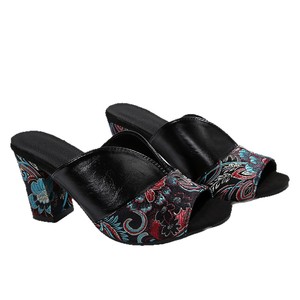 34-45 Women's European American Style High <b>Heels</b> Summer New Arrival Elegant Thick <b>Heel</b> Sals - Product Image 5