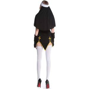 Halloween carnaval Iglesia religiosa <span class=keywords><strong>convento</strong></span> vestir Sexy monja Cosplay disfraz 2017 - Product Image 3
