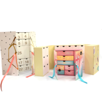 Personnalisé 12 24 jours vide noël soins de la peau maquillage beauté ramadan calendrier de l'avent boîte-cadeau
