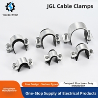 Serre-câble JGL personnalisable en alliage d'aluminium, anti-corrosion, pour système d'alimentation électrique
