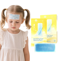Plester Penurun Demam Dingin untuk Anak, Gel Pendingin untuk Sakit Kepala, Promo Panas
