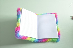 Cuaderno de Panda <span class=keywords><strong>Kawaii</strong></span> de felpa para la escuela, suministros <span class=keywords><strong>escolares</strong></span> de moda, diario peludo bonito - Product Image 4