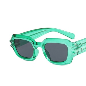 Fashion Niche Personalized <b>Sunglasses</b> Customized Hip Hop Punk Concave Shaped <b>Sunglasses</b> - Product Image 5