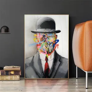 high quality Home decor street graffiti art 100% hand-painted wall abstract pop art oil painting