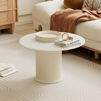 Table basse multifonctionnelle en verre trempé de style minimaliste moderne pour salon, petite table en fer et verre mat pour appartement