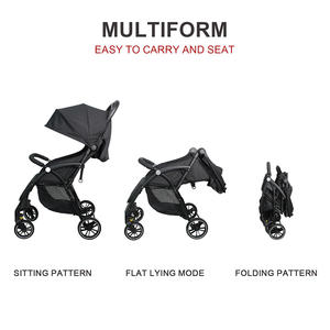 Baobaohao A9, cochecito ligero de alta calidad, coche 2 en 1 con cinturón de seguridad de cinco puntos, plegable para recién nacido, estilo Popular - Product Image 2