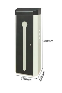 حاجز وقوف السيارات الأوتوماتيكي LED بوابة مع 2 وحدات تحكم عن بعد لحواجز المرور - Product Image 5