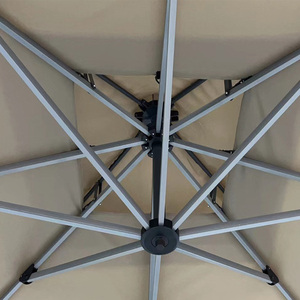 Paraguas comercial para exteriores de gama alta Mia, paraguas para exteriores de hotel de lujo de 4x4m, paraguas voladizo de gran tamaño - Product Image 2