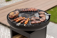Barbecue de qualité supérieure en acier corten pour le jardin