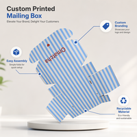 Boîte d'expédition en carton ondulé écologique et recyclable, avec laminage mat, gaufrage, logo personnalisé, boîte d'expédition en kraft pour chaussettes