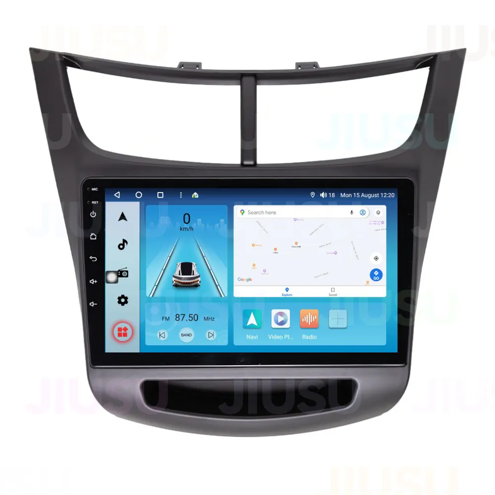 Écran tactile Android 12 autoradio lecteur DVD système Audio multimédia stéréo pour Chevrolet Sail 2014-2018 avec Carplay DSP DAB