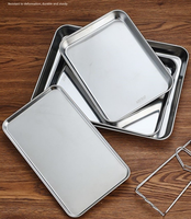 Plateau de service en acier inoxydable 304, plat en métal, assiette à dîner, plat décoratif moderne pour la cuisine, le restaurant, les fêtes, les mariages, la vaisselle de table