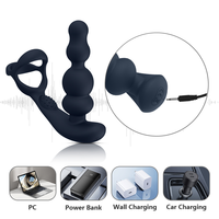 App-gesteuerter 360-Grad-Rotierender Prostata-Massager mit Doppelmotoren, 10 Vibrationsmodi, 100% Wasserdichter Analplug für Männer G-Punkt