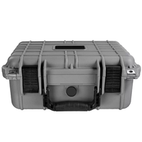 Boîte à outils multifonctionnelle en plastique dur imperméable avec mousse personnalisable pour appareils photo, outils et équipements