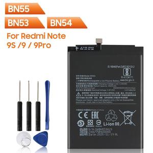 5020mAh yedek Li iyon telefon pil BN55 BN54 BN53 Xiaomi <span class=keywords><strong>Redmi</strong></span> için not 9S not 9 10X 4G not 9 PRO cep telefonu pil - Product Image 3