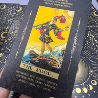 Créez vos propres cartes de tarot Oracle personnalisées, jeu de 78 cartes avec papier d'art, emballage en boîte étanche