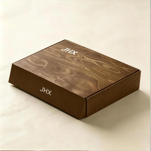 Custom Corrugated Board Folder <b>Box</b> with Varnishing for Business Shopping Promotion <b>Display</b> Packaging - Product Image 1