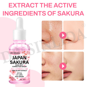 Suero Facial de Flor de Cerezo Transfronterizo, Hidratante, Reparador, Iluminador, Antioxidante, 30 ml - Product Image 5