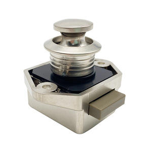 Modern <b>Small</b>-Sized Plastic Furniture Lock for Camper Van <b>Cabinets</b> Keyless Entry Durable Easy Installation-Hotels Schools - Product Image 3