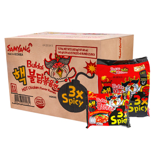 บะหมี่กึ่งสำเร็จรูปเกาหลีรสไก่เผ็ด 3 เท่า ขนาด 140 กรัม*5 ซอง (ขายส่ง) - Product Image 2