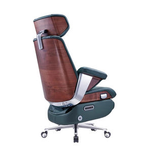 Ghế điều hành điện da cao cấp tích hợp chức năng massage điều khiển bằng tay 6 nút, chức năng thông gió túi khí - Product Image 5