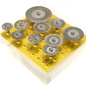 Discos de corte de diamante de 10 Uds., juego de cuchillas de Rueda de corte, rueda de corte de diamante compatible con <span class=keywords><strong>herramienta</strong></span> rotativa <span class=keywords><strong>Dremel</strong></span> - Product Image 2