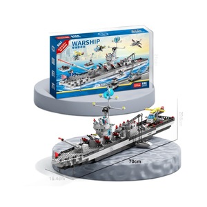 Set de Construcción de Portaaviones 9166, 727 Piezas, Juguete Educativo de Buque de Guerra para Edades de 8 a 13 Años - Product Image 5