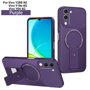 Coque antichoc à chargement magnétique sans fil Lichicase pour vivo V70 S50 Y05 Y11D avec texture fibre de carbone - Product Image 6