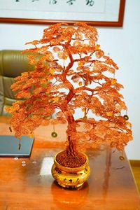 Kích thước lớn trong nhà trang trí nhà tiền cây handmade nhôm Dây Tiền cây - Product Image 6