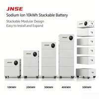 Batterie à ions sodium empilable 10 kWh 51,2 V 200 Ah ESS avec fonction de charge rapide et extincteur intégré pour systèmes solaires hors réseau