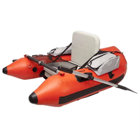 Petit tube gonflable portatif de flotteur de bateau de pêche à la mouche de PVC d'OEM pour une personne surfant l'aventure