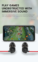 Earphone In-Ear Berkabel Warna-Warni 3.5mm Stereo Headphone Unik Bentuk Genggam Anti-Selip Nyaman Cocok untuk Musik