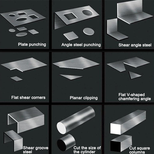 Cizalla Punzonadora Combinada de Precisión - Equipo de Trabajo Pesado para Fabricación de Metal en Obras de Construcción - Product Image 2