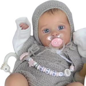 Muñecas Bebé <span class=keywords><strong>Reborn</strong></span> Realistas de Silicona, con Cabello Pintado a Mano, para Regalo - Product Image 3