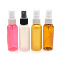 Bouteille pulvérisateur vide en plastique PET à brume fine, impression personnalisée, 100 ml, 120 ml, 150 ml, rechargeable, format voyage, avec tête de pulvérisation
