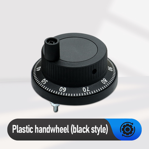 Noir 24V 5V 25 Pulse 100 Pulse Plastic Hand Wheel CNC Manuellement Générateur D'impulsions - Product Image 2