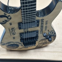 Yellow Kirk Ouja Electric Guitar Maple Neck Solid Wood 6 String Custom Humbucker Pickup Glossy Finish Fast Ship