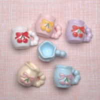 100 Piezas de Cabujones de Resina con Forma de Mariposa de Dibujos Animados, Mini Comida para Decoración de Teléfonos, Manualidades, Joyería, Accesorios para Casa de Muñecas