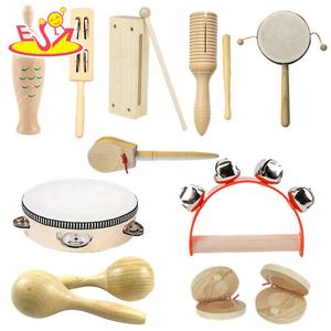 <span class=keywords><strong>Kit</strong></span> de percussion en bois Montessori 8 pièces-Ensemble de batterie complet pour bébé avec sac de rangement pour l'éducation musicale précoce W07A252 - Product Image 5