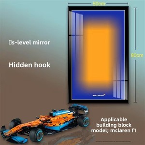 Compatible avec les modèles de voitures de course McLaren F1, cadre photo en plastique ABS, fixation murale pour 911, Bugatti, Lamborghini, Land Rover - Product Image 2