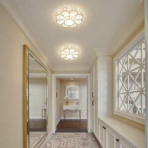 Современный Хрустальный цветок светодиодный потолочный светильник-декоративное освещение для коридора, коридора и помещений - Product Image 2