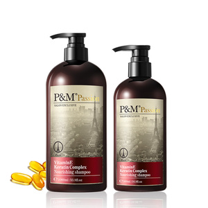 Ensemble de soins capillaires unisexe professionnel shampooing à la kératine vitamines réparation personnalisée pour <span class=keywords><strong>cheveux</strong></span> abîmés hydratant lissage pour le séchage - Product Image 1