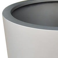 Jardinière sur pied en métal thermolaqué, grande taille, personnalisable, minimaliste, simple, écologique et durable, pour maison, jardin et centre commercial