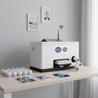 Printer Inkjet UV Otomatis Penuh untuk Bola Golf Personalisasi Multiwarna yang Dapat Disesuaikan