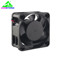 Ventilateur axial DC silencieux à faible bruit 4020 40x40x20mm 12V, mini ventilateur de refroidissement sans balais avec roulement hydraulique pour appareils électroménagers compacts